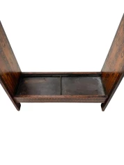 Aesthetic Movement Umbrella Stand, Hand-Painted Fruitwood, 1890s